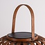 Solar lantern Solari with bamboo look - rechargeable and dimmable
