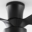 Compact ceiling fan Vejas - black with adjustable colour temperature