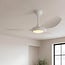 Ceiling fan Viento with integrated LED and remote control - white