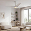 Ceiling fan, White, including LED and Remote control - Angin