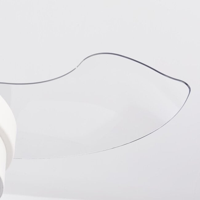 Ceiling fan Vjetar with integrated LED and retractable blades - white