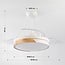 Ceiling fan Vjetar with integrated LED and retractable blades - white
