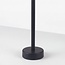 Outdoor floor lamp Joaz - black with clear shade and integrated LED