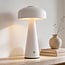 Rechargeable mushroom lamp Soma with touch dimmer and adjustable colour temperature - white