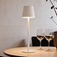 Wireless table lamp Silo with dimmable light and adjustable colour temperature - white