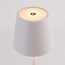 Wireless table lamp Silo with dimmable light and adjustable colour temperature - white