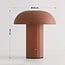 Wireless table lamp Noma in mocha brown with dimmable and adjustable light