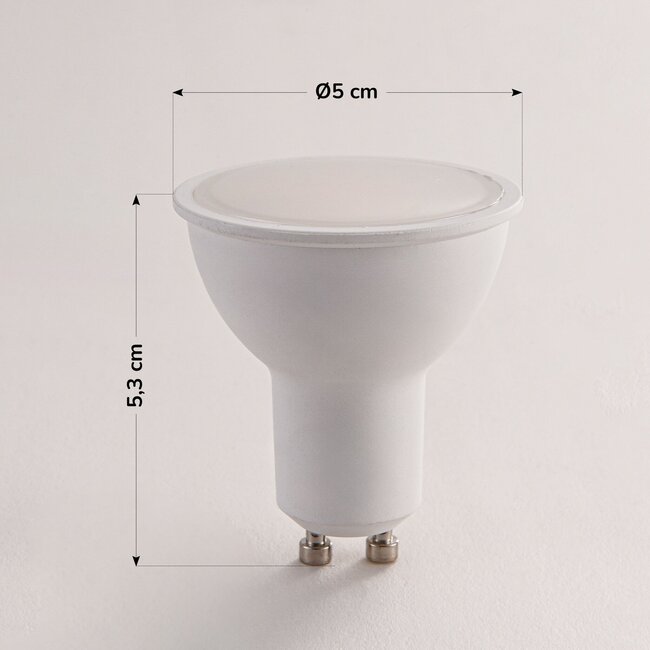 GU10 3-step dimmable LED bulb 7W, 2700K - 100°