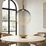 pendant light Nobla Ø40 cm - black with gold metal