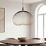 pendant light Noblin Ø60 cm - black with gold metal, 60 cm