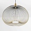 Modern pendant light Noblin black with gold metal Ø60 cm