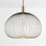 pendant light Noblin Ø60 cm - black with gold metal, 60 cm