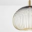pendant light Noblin Ø60 cm - black with gold metal, 60 cm