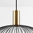 pendant light Noblin Ø60 cm - black with gold metal, 60 cm