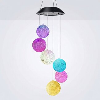 Decorative solar hanging lamp for outdoor use - Jude