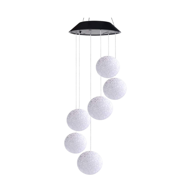 Decorative outdoor solar pendant lamp - Jude