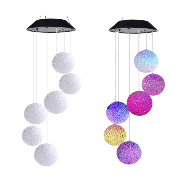 Decorative outdoor solar pendant lamp - Jude