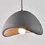 Wabi-Sabi pendant light Cemento grey stone effect - 60 x 47 cm