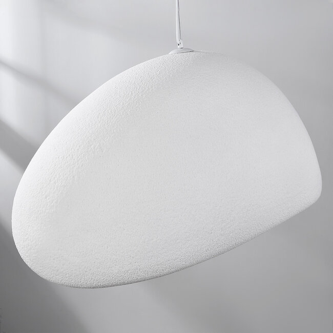 Wabi-Sabi pendant lamp Cemento White stone effect - 80 x 64 cm