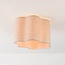 Hiru beige ceiling light with linen shade Ø40 cm