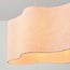 Pendant light Hirom beige with linen shade 2-light