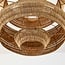 Rattan pendant light Amiro - layered shade