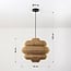 Rattan pendant light Amiro - layered shade