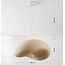 Wabi-Sabi Kawa pendant light with sand beige stone effect - 60 x 55 cm