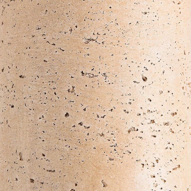 Ceiling light Amara travertine (natural stone) and wood