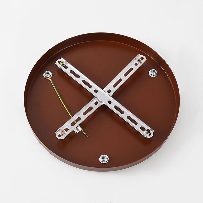 3-light Japandi pendant light Marena in travertine (natural stone) and wood