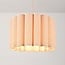pendant light Celine - pleated linen shade in beige