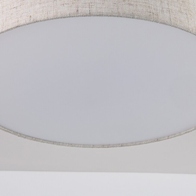 Ceiling light Avani with linen shade and diffuser