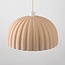 Wabi Sabi pendant light Kawasu - stone effect in light caramel