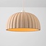 Wabi Sabi pendant light Kawasu - stone effect in light caramel