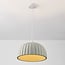 Wabi Sabi pendant light Kawasu - stone effect in sage green