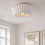 Wabi-Sabi ceiling light Kagei white with stone effect