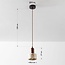 Lito Pendant Light with Terrazzo Effect and Wood