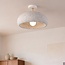 Wabi Sabi ceiling light Zenro - white terrazzo with rose gold detail