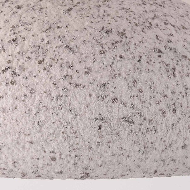 Wabi Sabi ceiling light Zenro - white terrazzo with rose gold detail