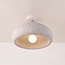 Wabi Sabi ceiling light Zenro - white terrazzo with rose gold detail