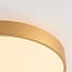 Modern Gorila gold ceiling light with 3-step dimmable LEDs