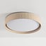 Ceiling light Palomo beige with ribbed edge and 3-step dimmable LEDs