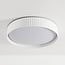 Ceiling light Palomo white with ribbed edge and 3-step dimmable LEDs