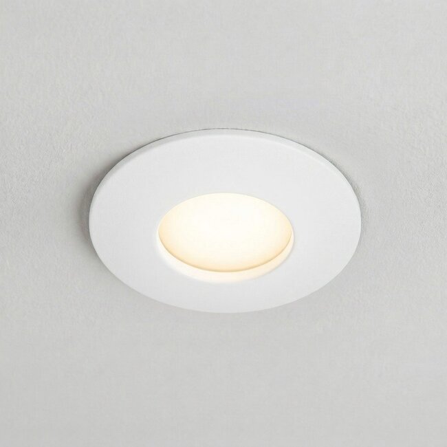 Recessed spotlight Rex - white, splashproof