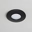 Recessed spotlight Rex in black for the bathroom