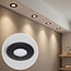 Recessed spotlight Rex in black
