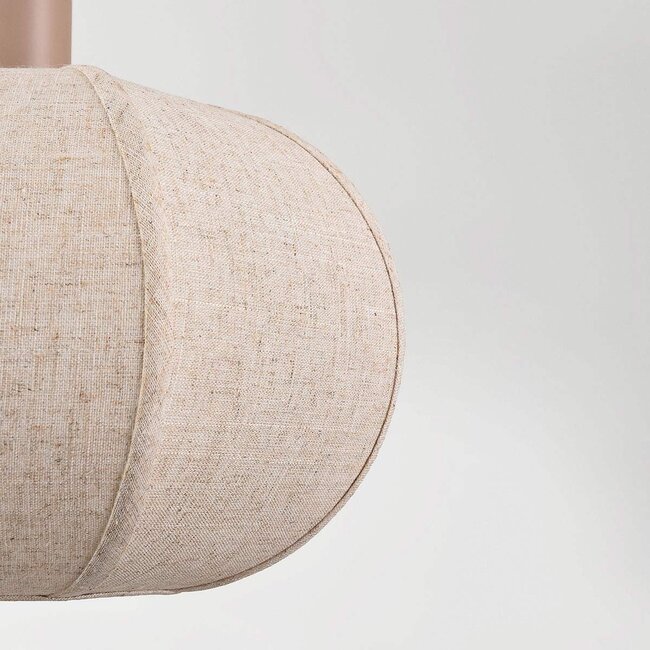 Pendant light Tayra fabric - taupe
