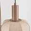 Pendant light Fynra 3-light fabric - taupe