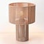 Rilva table lamp made from natural cotton rope