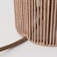 Rilva table lamp made from natural cotton rope
